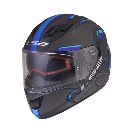 LS2 FF320 Stream Evo Zuko Helmet - Black Blue