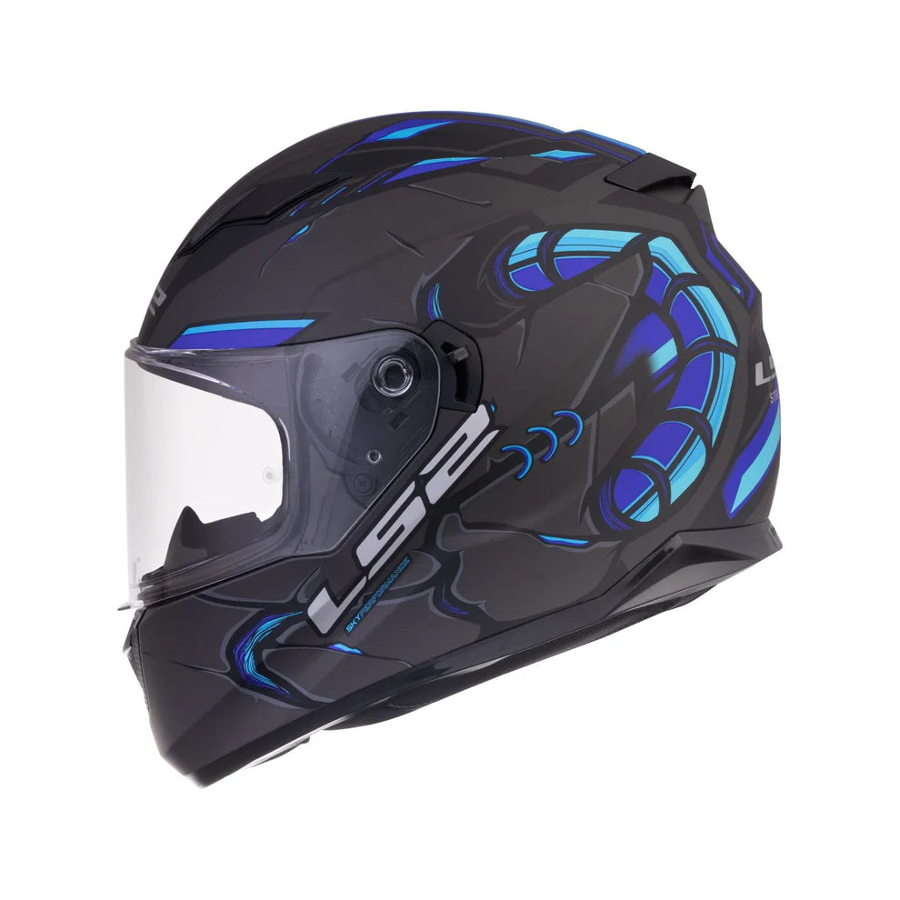 LS2 FF320 Stream Evo Zuko Helmet - Black Blue