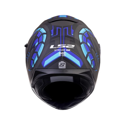 LS2 FF320 Stream Evo Zuko Helmet - Black Blue