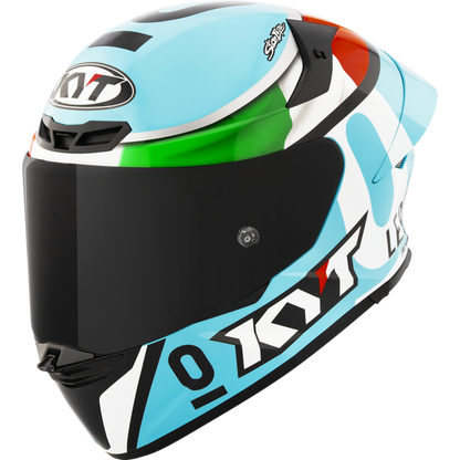KYT TT-Revo Leopard Replica Tricolore Helmet