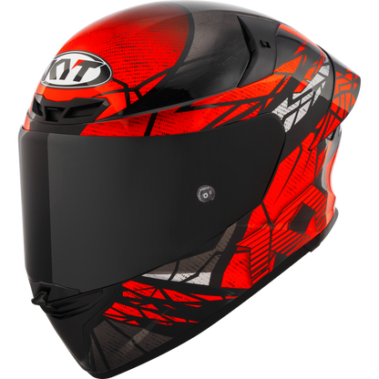 KYT TT-Revo Combustion Helmet - Matt Red