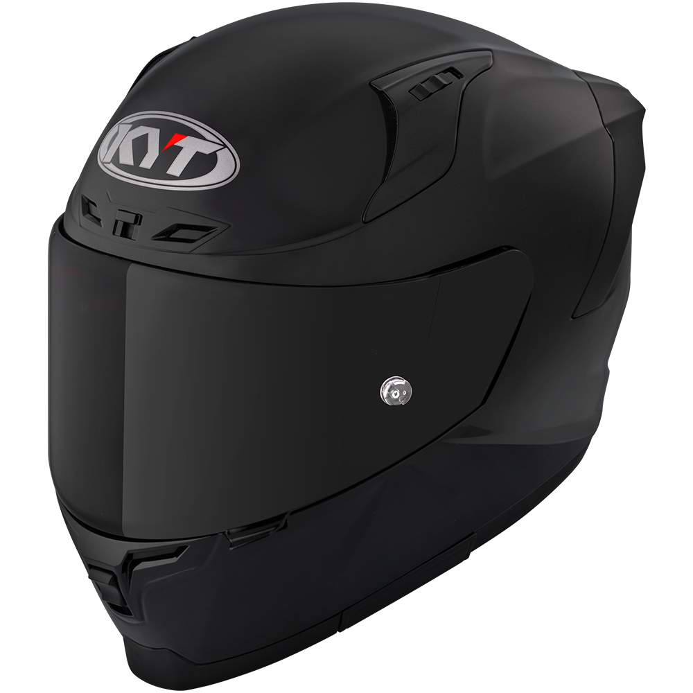 KYT Striker Plain Helmet - Gloss Black