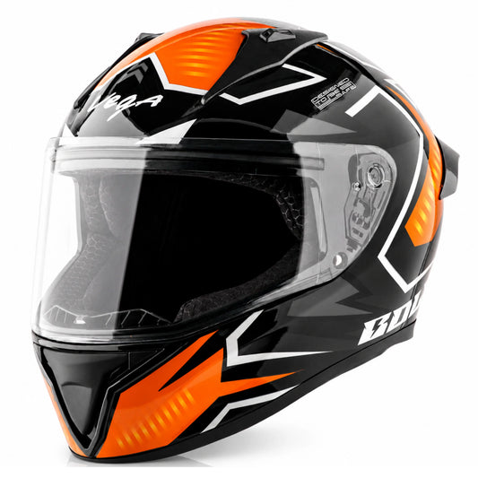 Vega Bolt Elves Helmet - Black Orange