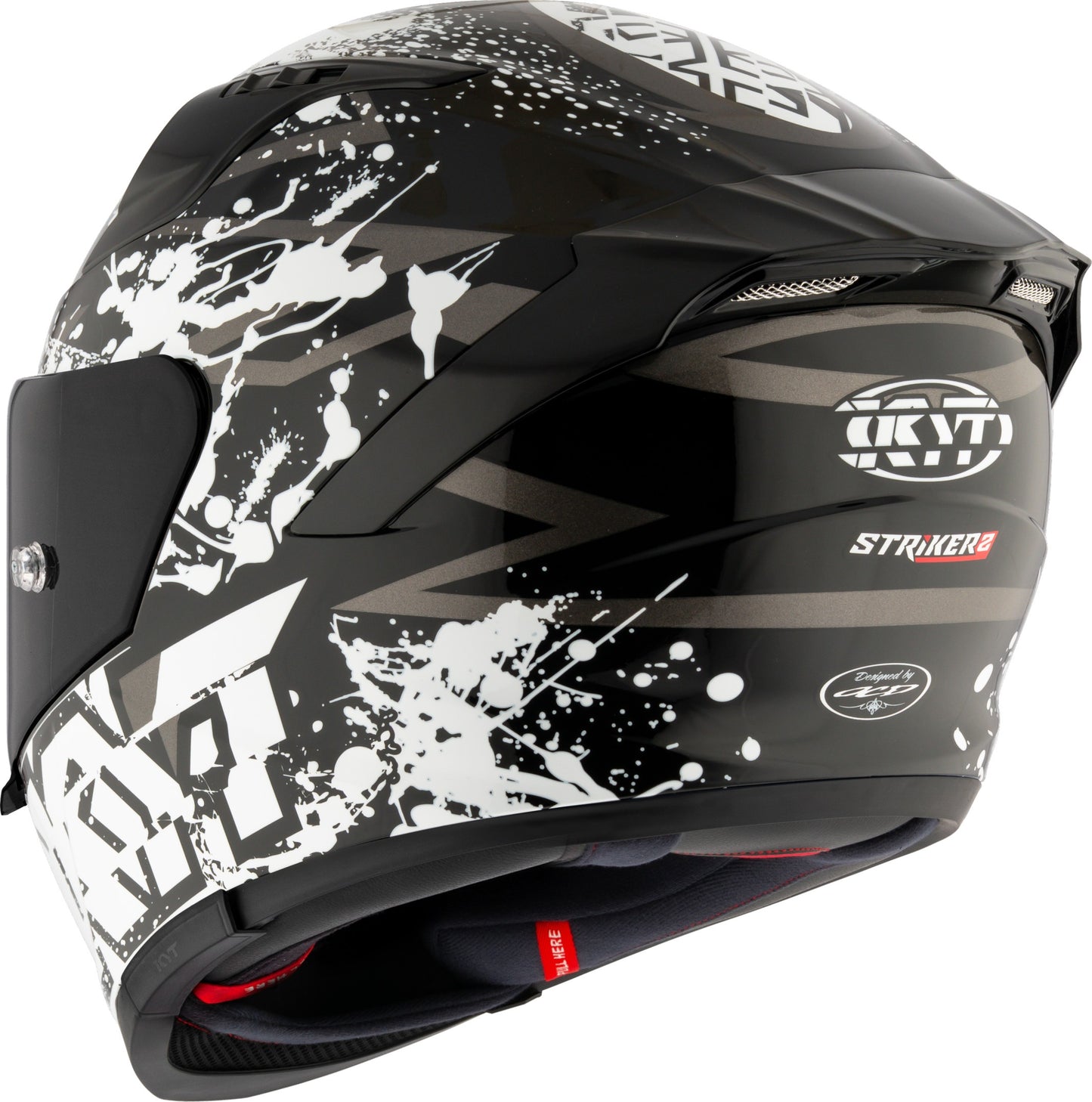 KYT Striker SV Neutron Helmet - White