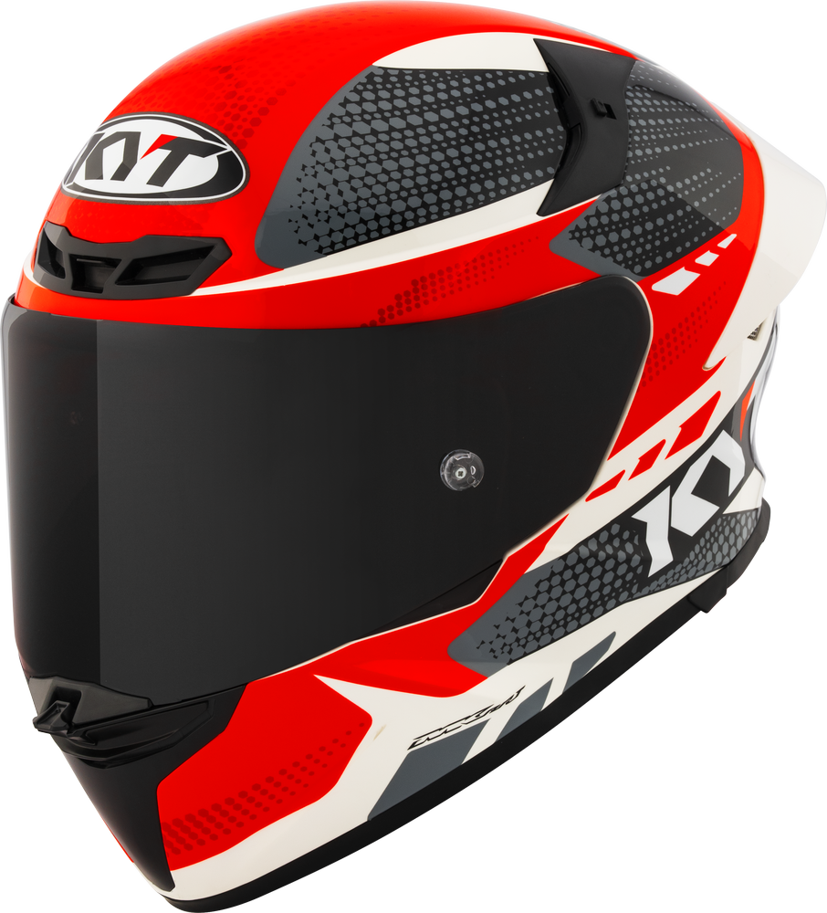 KYT TT-Revo Gear Helmet - Black Red