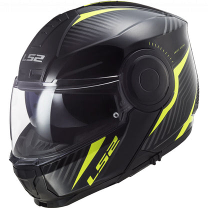 LS2 FF902 SCOPE SKID HELMET - BLACK HV YELLOW