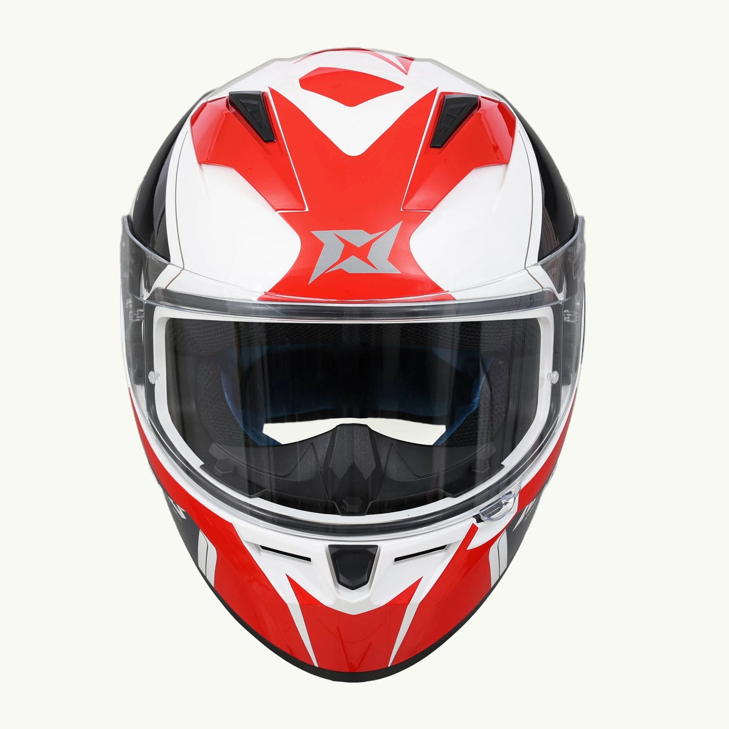 AXXIS SEGMENT VANTAGE A5 HELMET - GLOSS WHITE RED