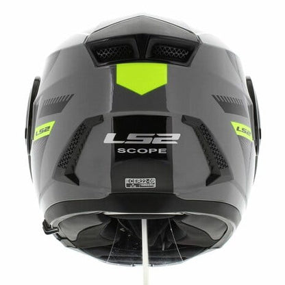 LS2 FF902 SCOPE MAX NARDO HELMET - GREY HV YELLOW