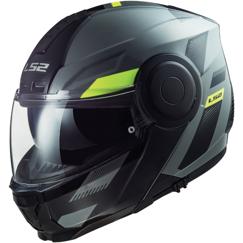 LS2 FF902 SCOPE MAX NARDO HELMET - GREY HV YELLOW