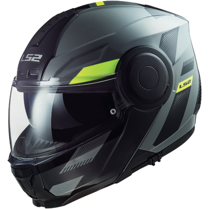 LS2 FF902 SCOPE MAX NARDO HELMET - GREY HV YELLOW