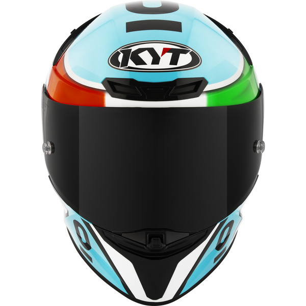 KYT TT-Revo Leopard Replica Tricolore Helmet