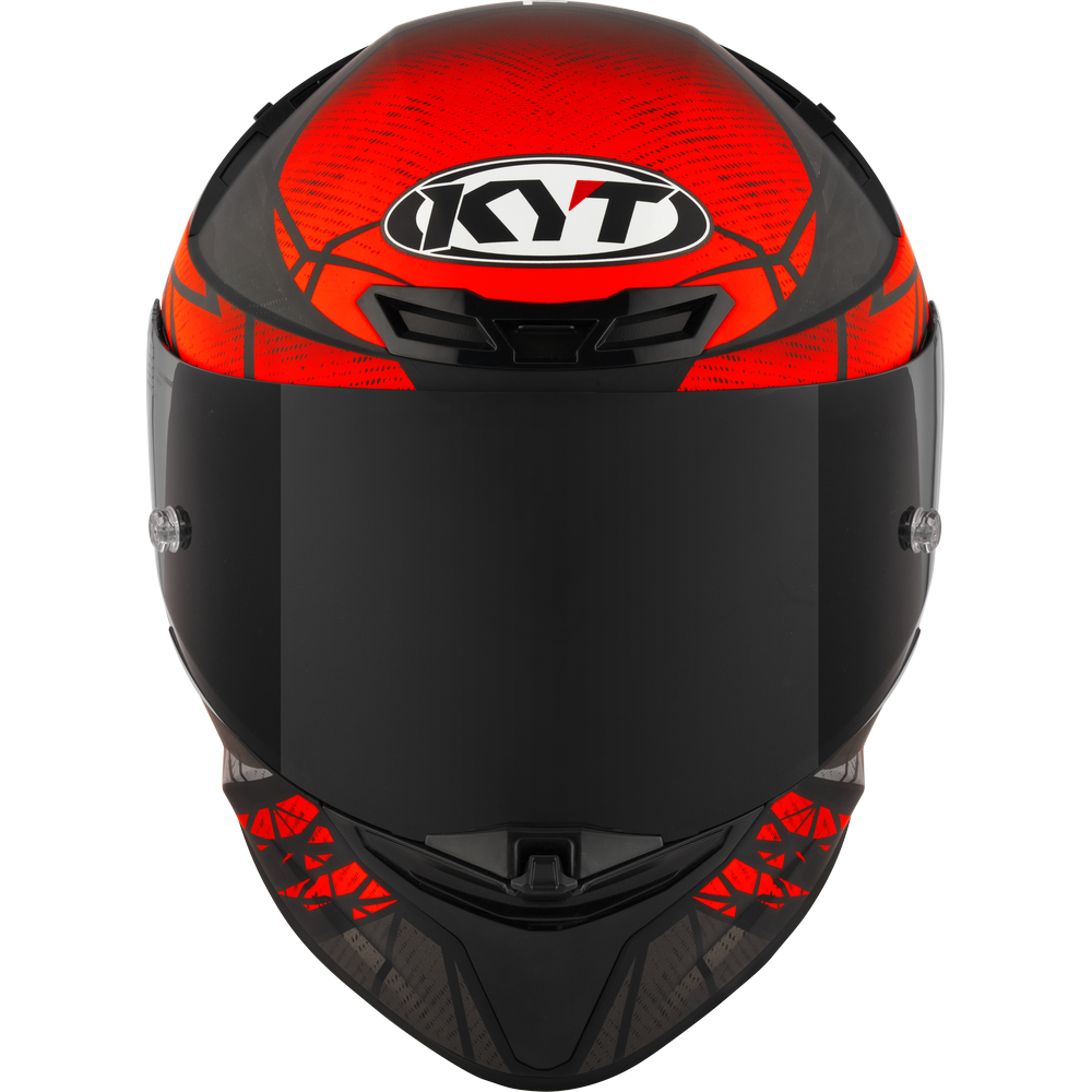 KYT TT-Revo Combustion Helmet - Matt Red