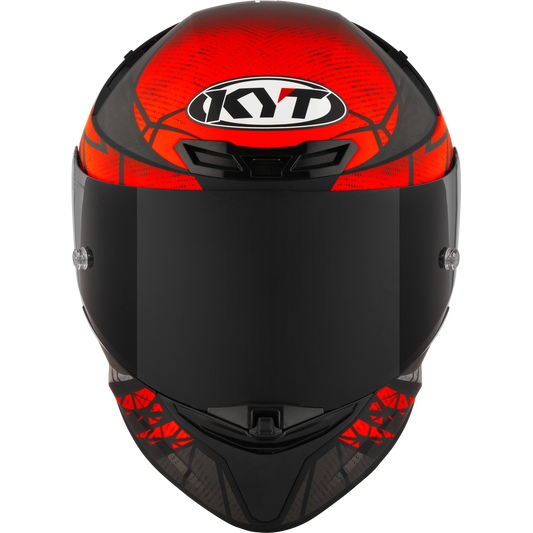 KYT TT-Revo Combustion Helmet - Matt Red