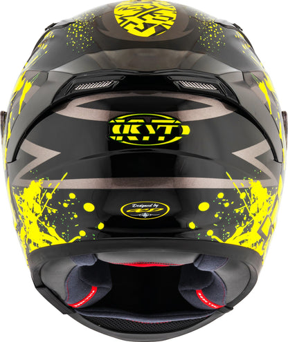 KYT Striker 2V Neutron Helmet - Yellow