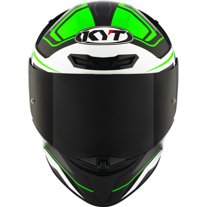 KYT TT-Revo Overtech Helmet - Black Green