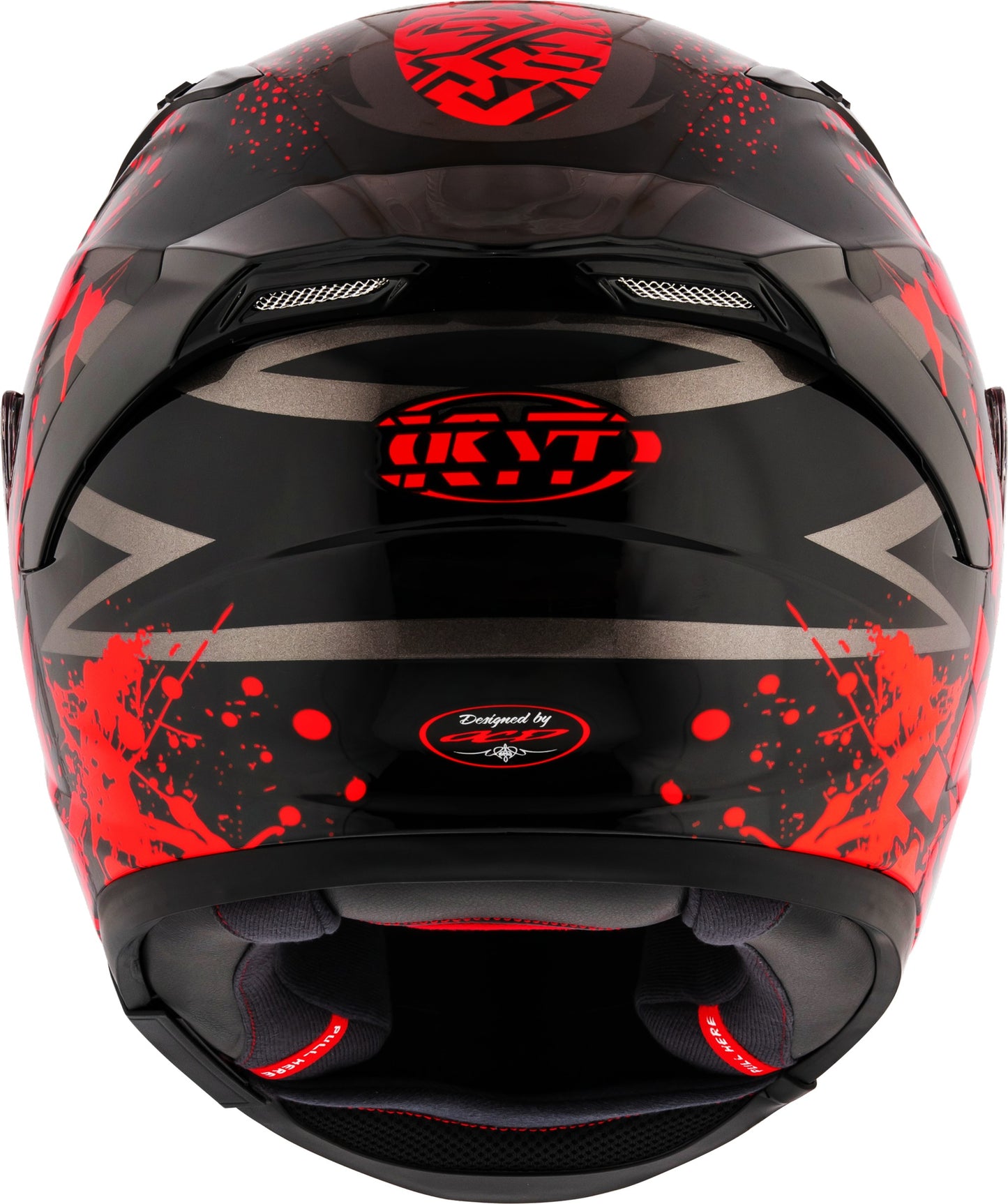 KYT Striker 2V Neutron Helmet - Red