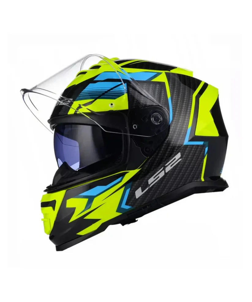 LS2 FF800 STORM II TRACKER HELMET - BLACK HV YELLOW