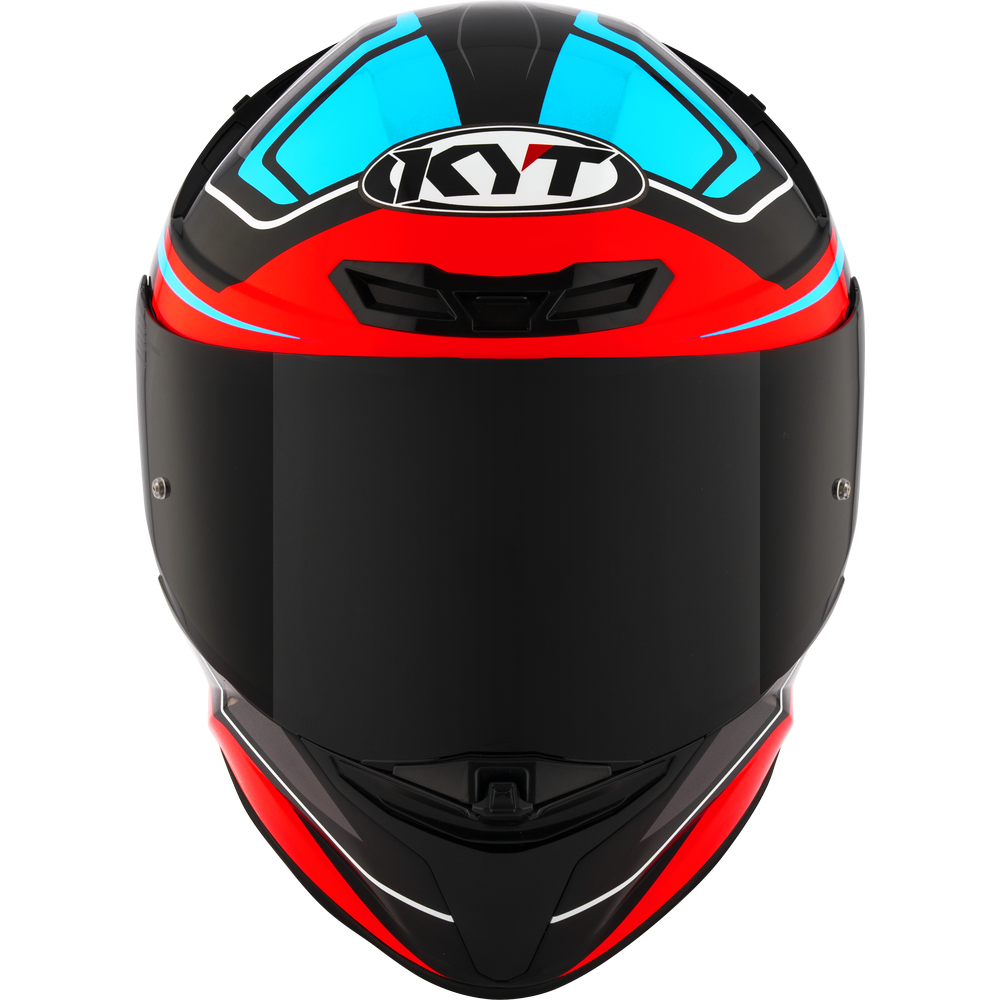 KYT TT-Revo Overtech Helmet - Black Fuxia
