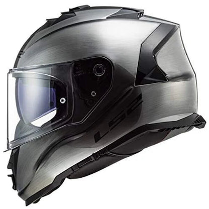 LS2 FF800 Storm II Solid Jeans Helmet - Titanium Gloss