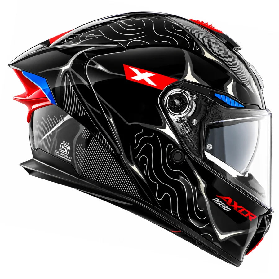 AXOR Agera Raiz Helmet - Black Grey