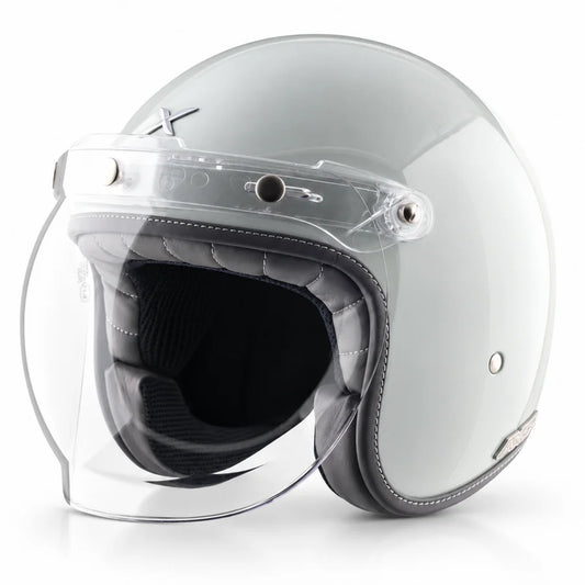 Axor Retro Jet Flyy Helmet - Pearl White Blue