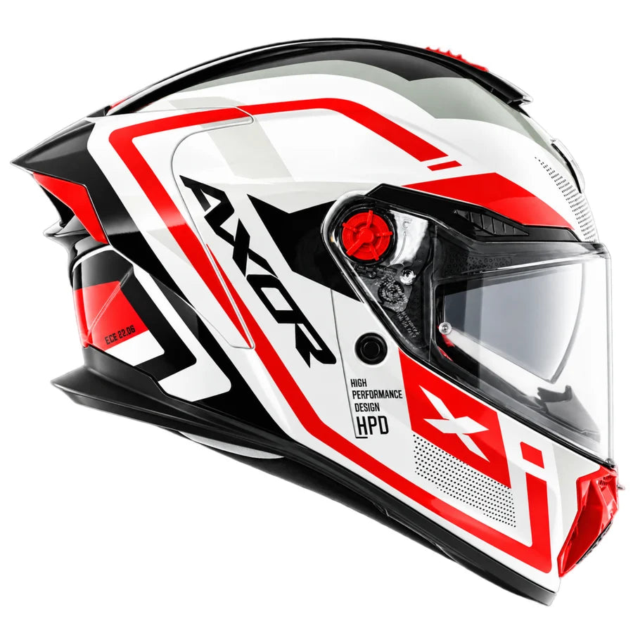 AXOR Agera Starry Helmet - White Red
