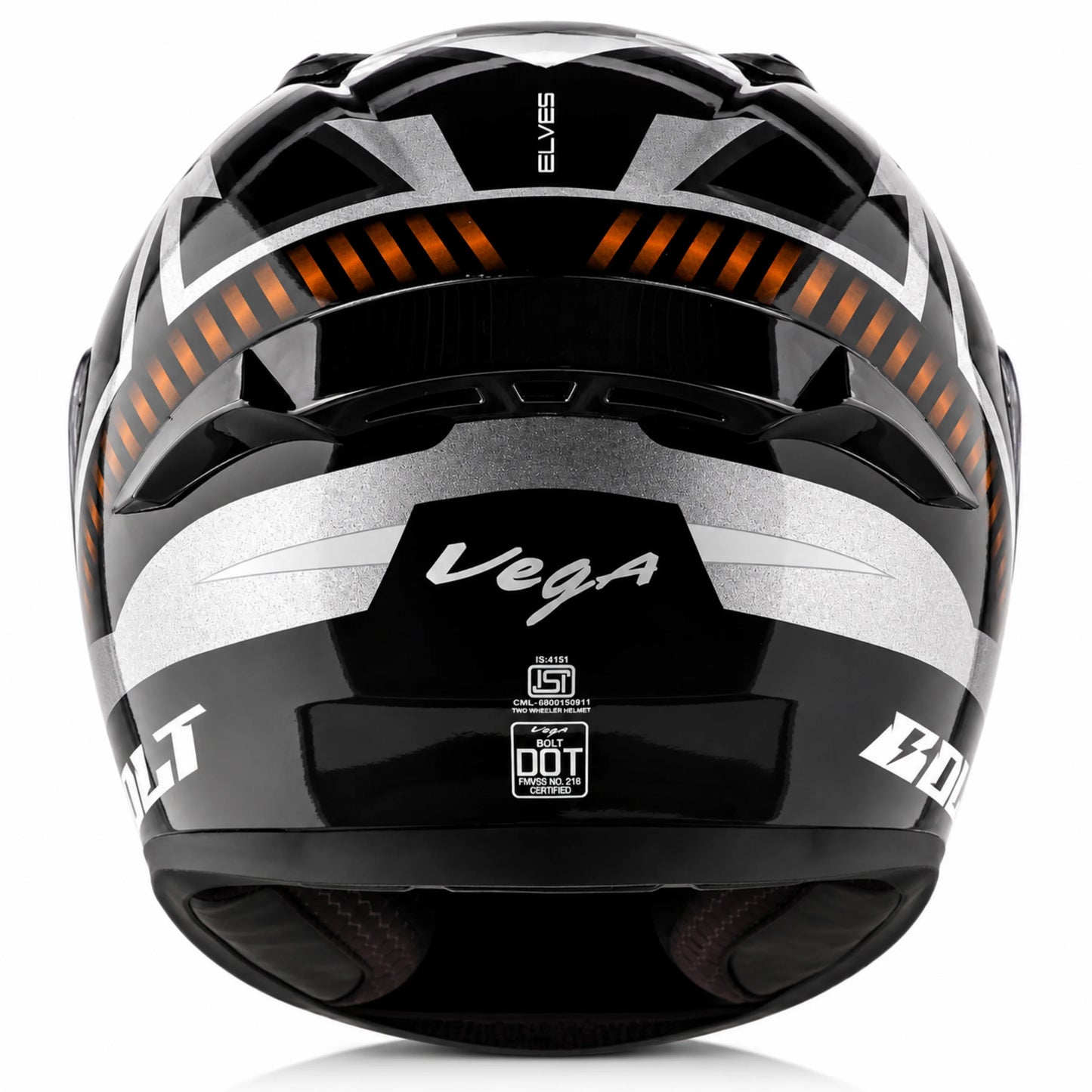 Vega Bolt Elves Helmet - Anthracite Black