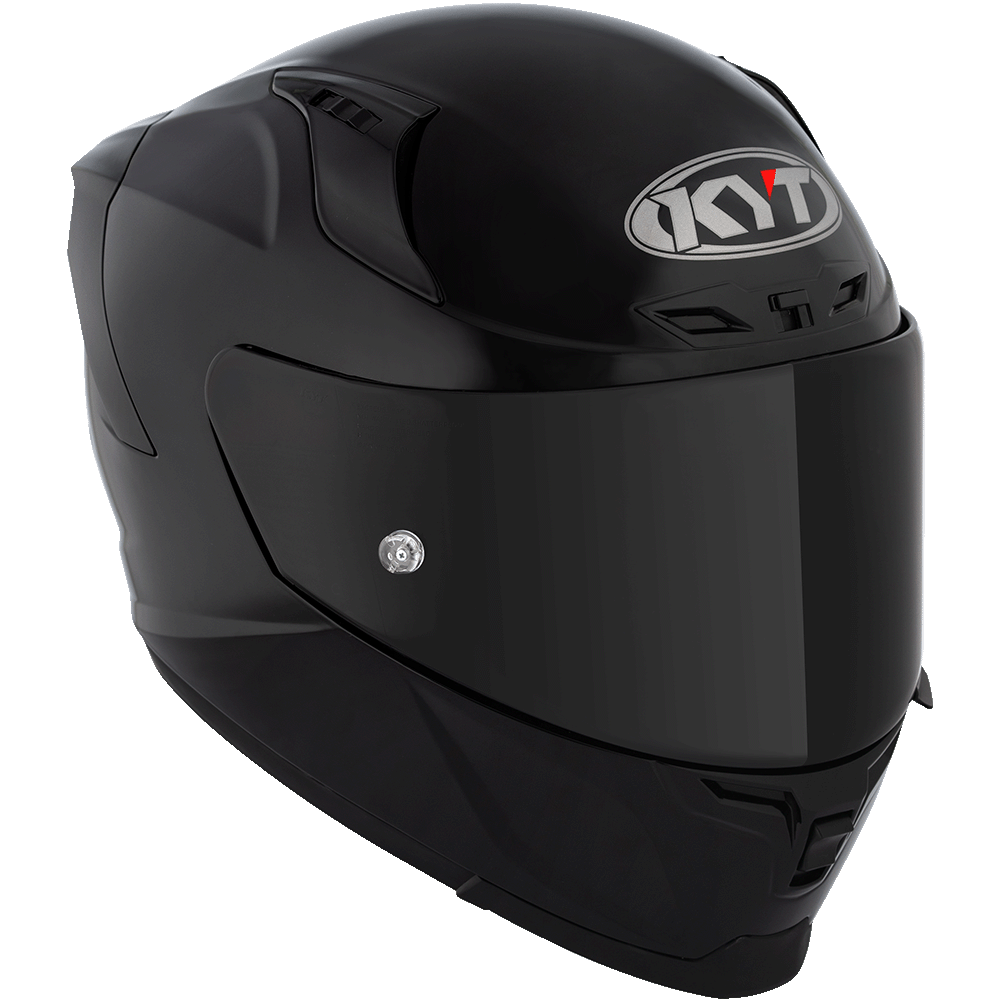 KYT Striker Plain Helmet - Gloss Black