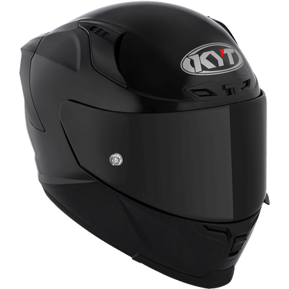 KYT Striker Plain Helmet - Gloss Black