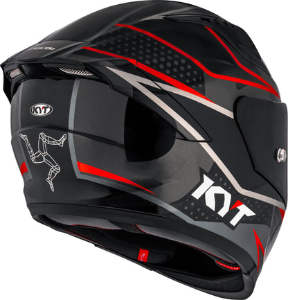 KYT Striker SV Davo Replica Helmet - Red Fluo
