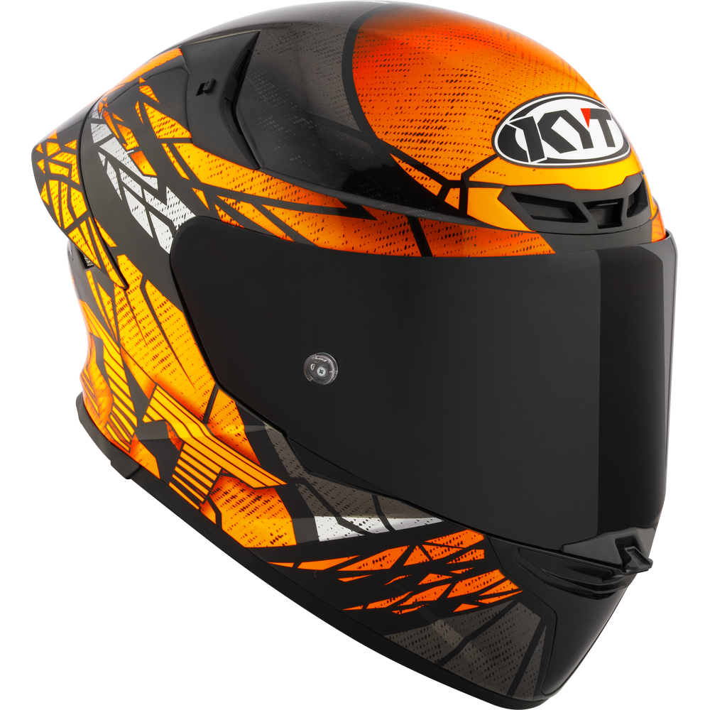 KYT TT-Revo Combustion Helmet - Orange