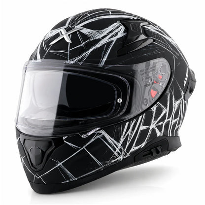 AXOR Apex Marvel Spider Man Edition Helmet - DULL BLACK WHITE