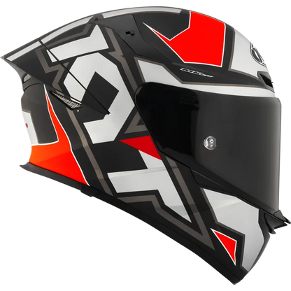 KYT TT-Revo Electron Helmet - Matt Grey Red