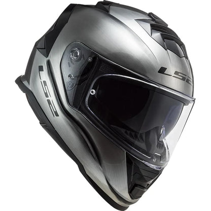 LS2 FF800 Storm II Solid Jeans Helmet - Titanium Gloss