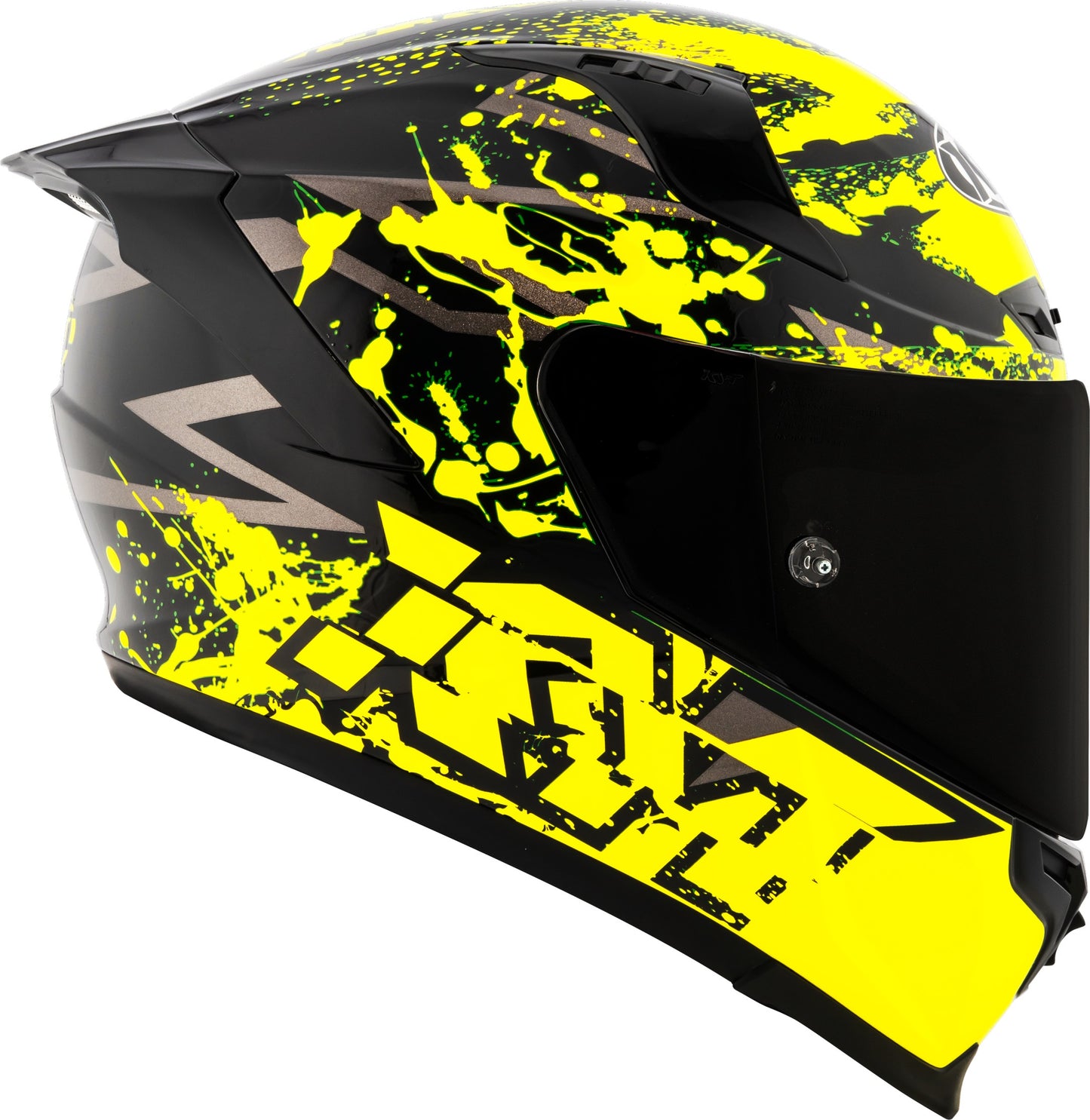 KYT Striker 2V Neutron Helmet - Yellow