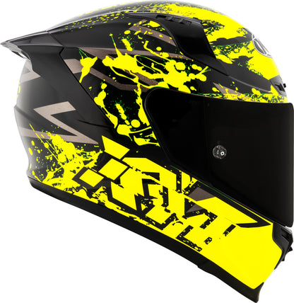 KYT Striker 2V Neutron Helmet - Yellow