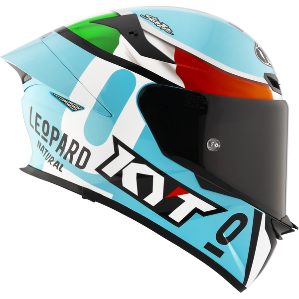 KYT TT-Revo Leopard Replica Tricolore Helmet