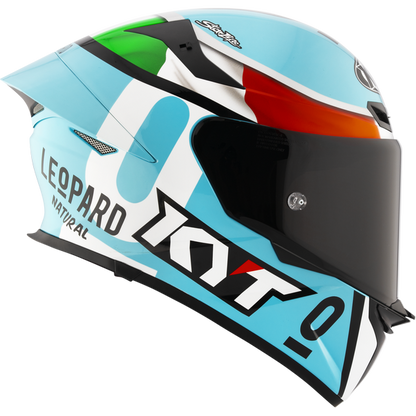 KYT TT-Revo Leopard Replica Tricolore Helmet
