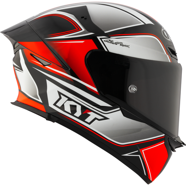 KYT TT-Revo Tourist Helmet - Red Fluo