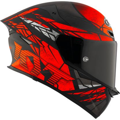 KYT TT-Revo Combustion Helmet - Matt Red