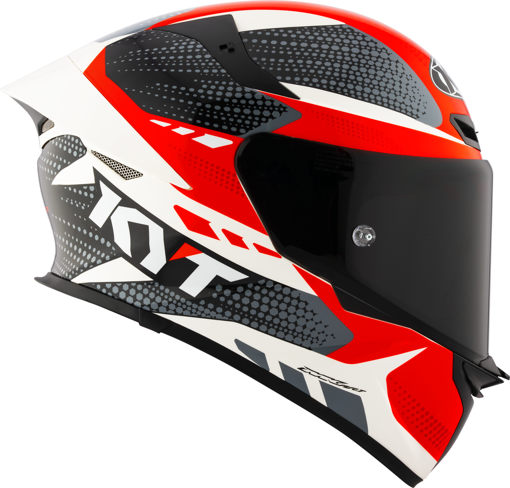 KYT TT-Revo Gear Helmet - Black Red