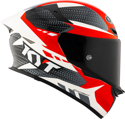 KYT TT-Revo Gear Helmet - Black Red