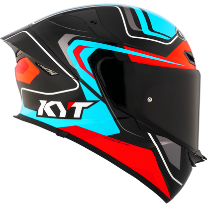 KYT TT-Revo Overtech Helmet - Black Fuxia