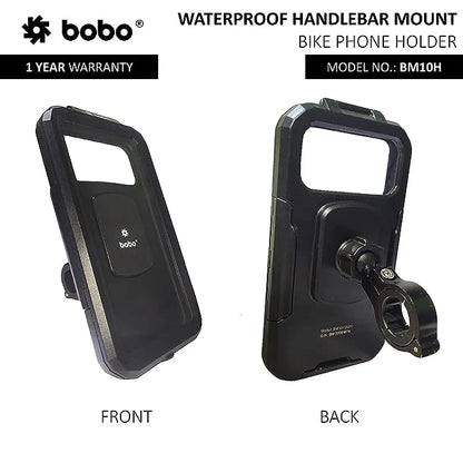 BOBO BM10H (Handle Fit) Fully Waterproof Bike / Cycle Phone Holder