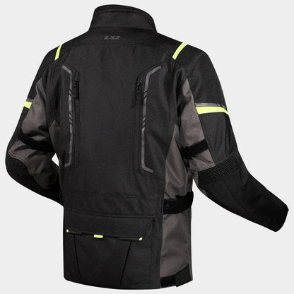 LS2 Narvik Jacket - Grey Black Hi-Vi Yellow