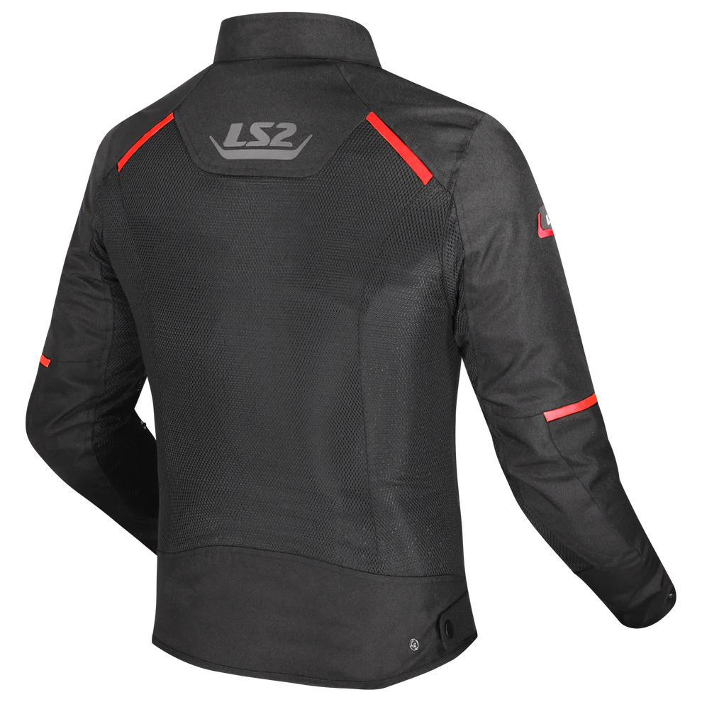 LS2 Breeze Jacket - Black Red