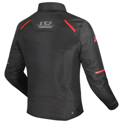 LS2 Breeze Jacket - Black Red
