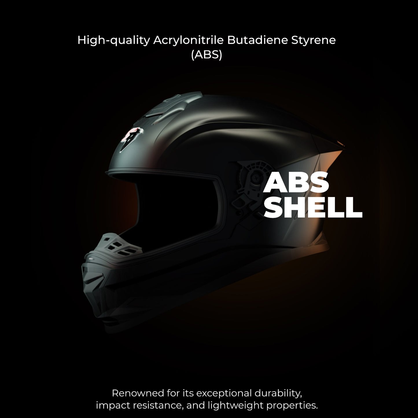 STEELBIRD SBH-57 ISS FIGHTER HELMET - GLOSSY BLACK