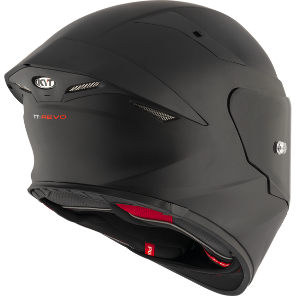 KYT TT Revo Plain Helmet - Matt Black
