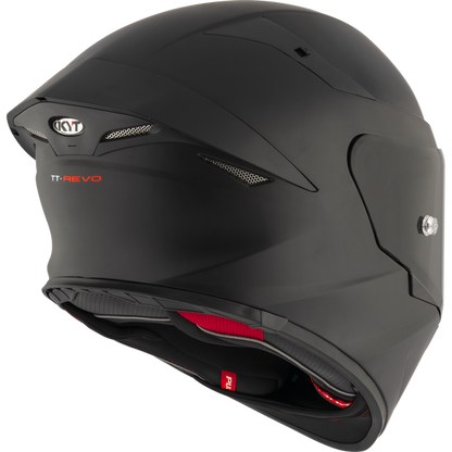 KYT TT Revo Plain Helmet - Matt Black